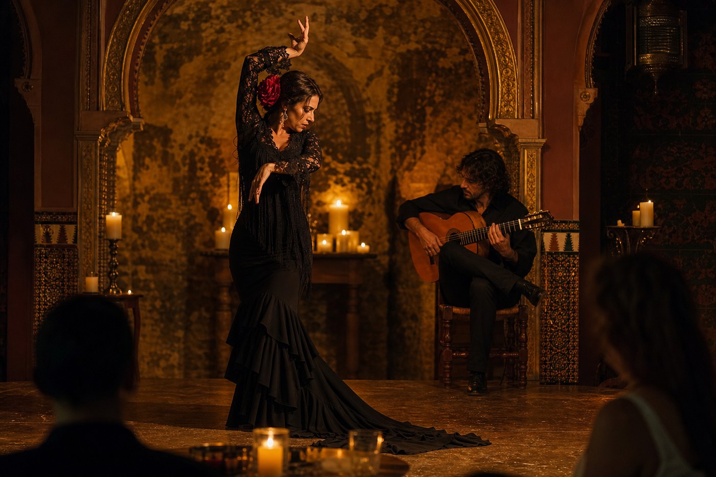 Espectáculo íntimo de flamenco
